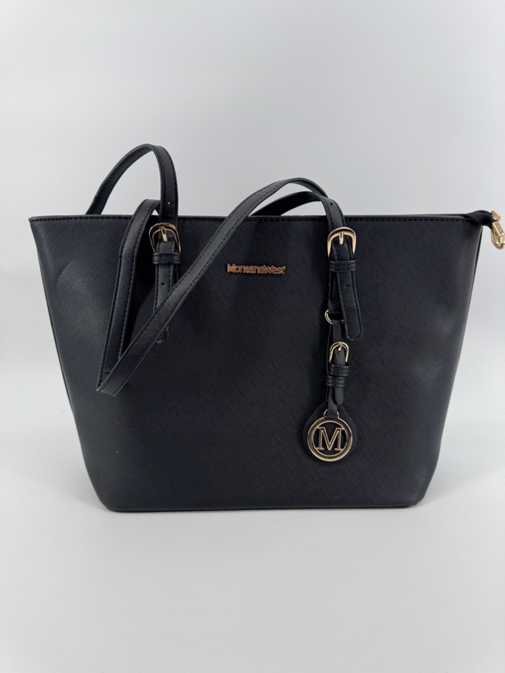 Montana West Concealed and Carry Black Tote Bag Minimalist Everyday Wear
